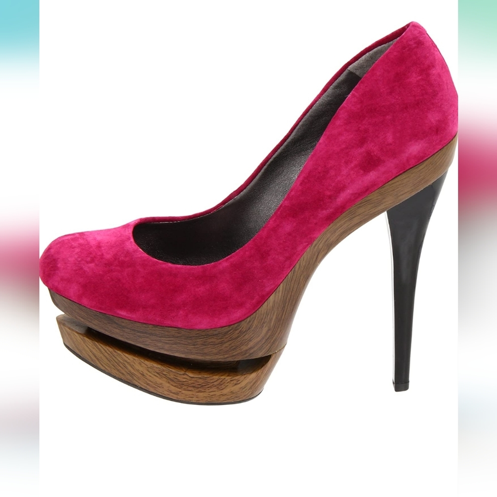 🎊2X HP🎉 Jessica Simpson “Colie” Suede Platform Heels - Picture 3 of 5